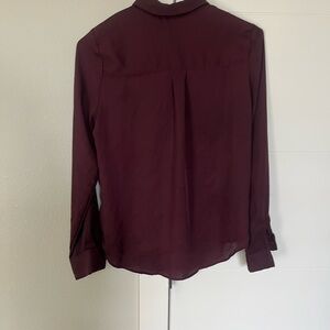 Women's Burgundy Blouse